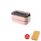 Frendorf | 2-lagige Edelstahl Bento-Lunchbox - MealMate