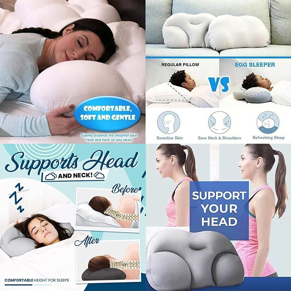 Aurora Pillow | Ergonomisches Nackenstützkissen | Memory-Schaum & Atmungsaktiv