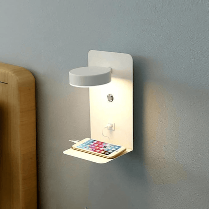 Nachtlampe mit Ladegerät - BrightHub - 330° drehbar - Ladestation