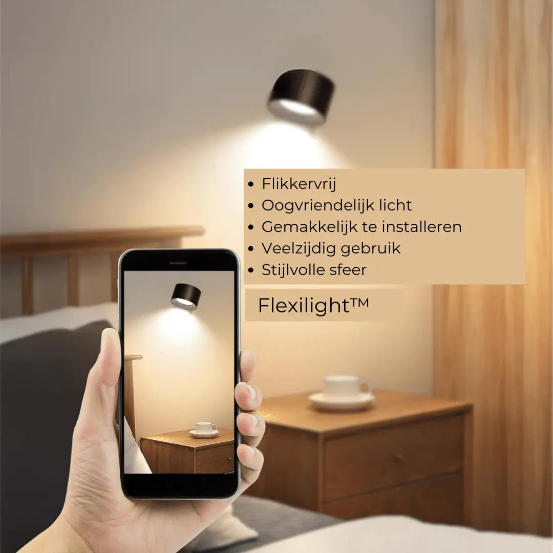 Wandlampe Wiederaufladbar Kabellos 360°