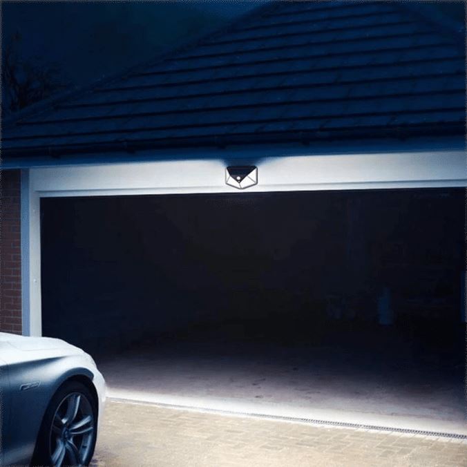 Frendorf | 2er-Pack: 100-LED Solarbetriebene Bewegungsmelderlichter Mit 270° Weitwinkel