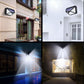 Frendorf | 2er-Pack: 100-LED Solarbetriebene Bewegungsmelderlichter Mit 270° Weitwinkel