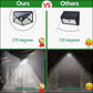 Frendorf | 2er-Pack: 100-LED Solarbetriebene Bewegungsmelderlichter Mit 270° Weitwinkel