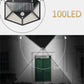 Frendorf | 2er-Pack: 100-LED Solarbetriebene Bewegungsmelderlichter Mit 270° Weitwinkel