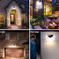 Frendorf | 2er-Pack: 100-LED Solarbetriebene Bewegungsmelderlichter Mit 270° Weitwinkel