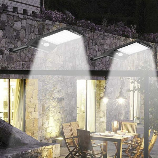 Frendorf | 2-Pack: 36 LED Solarbetriebene Bewegungsmelder Wandlampe