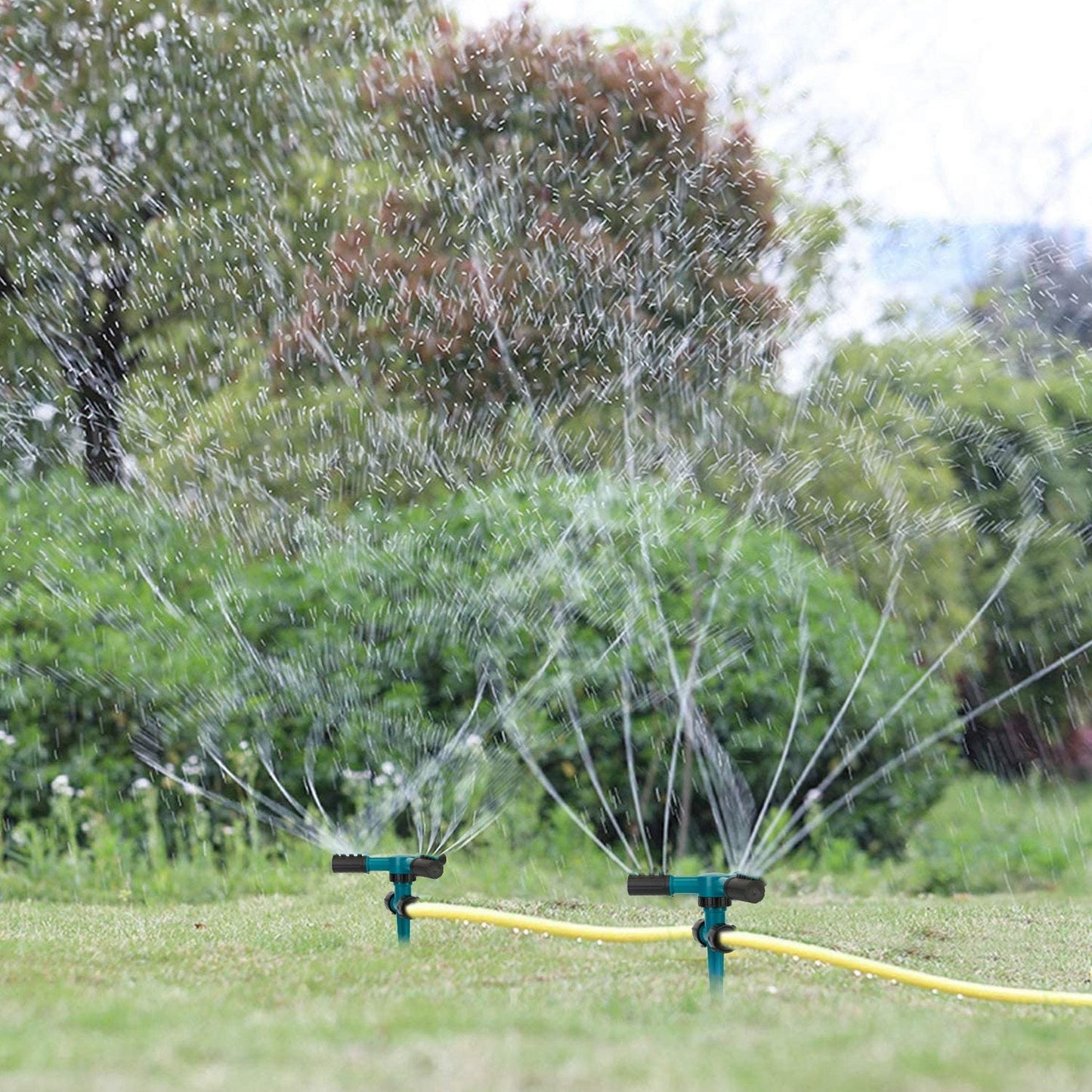 Frendorf | 2-Pack: 360 Grad drehbarer Rasen Garten Sprinkler