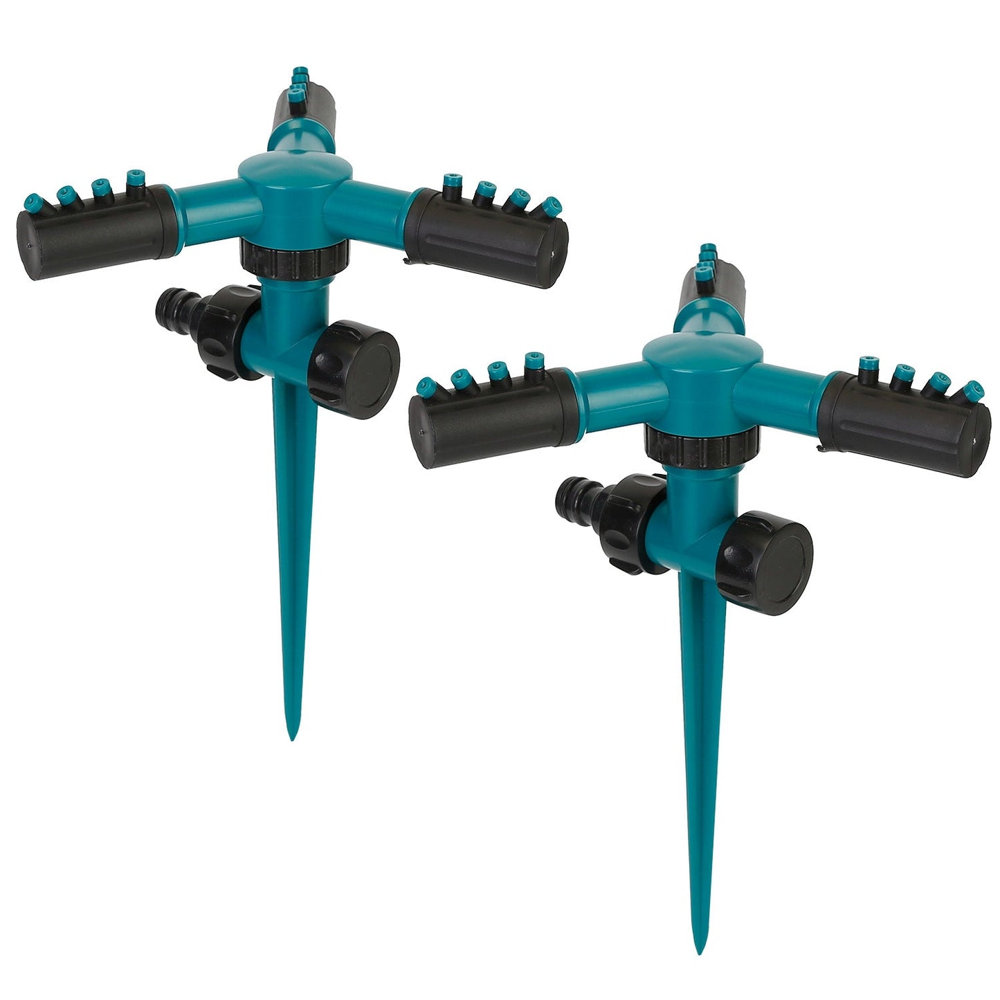 Frendorf | 2-Pack: 360 Grad drehbarer Rasen Garten Sprinkler