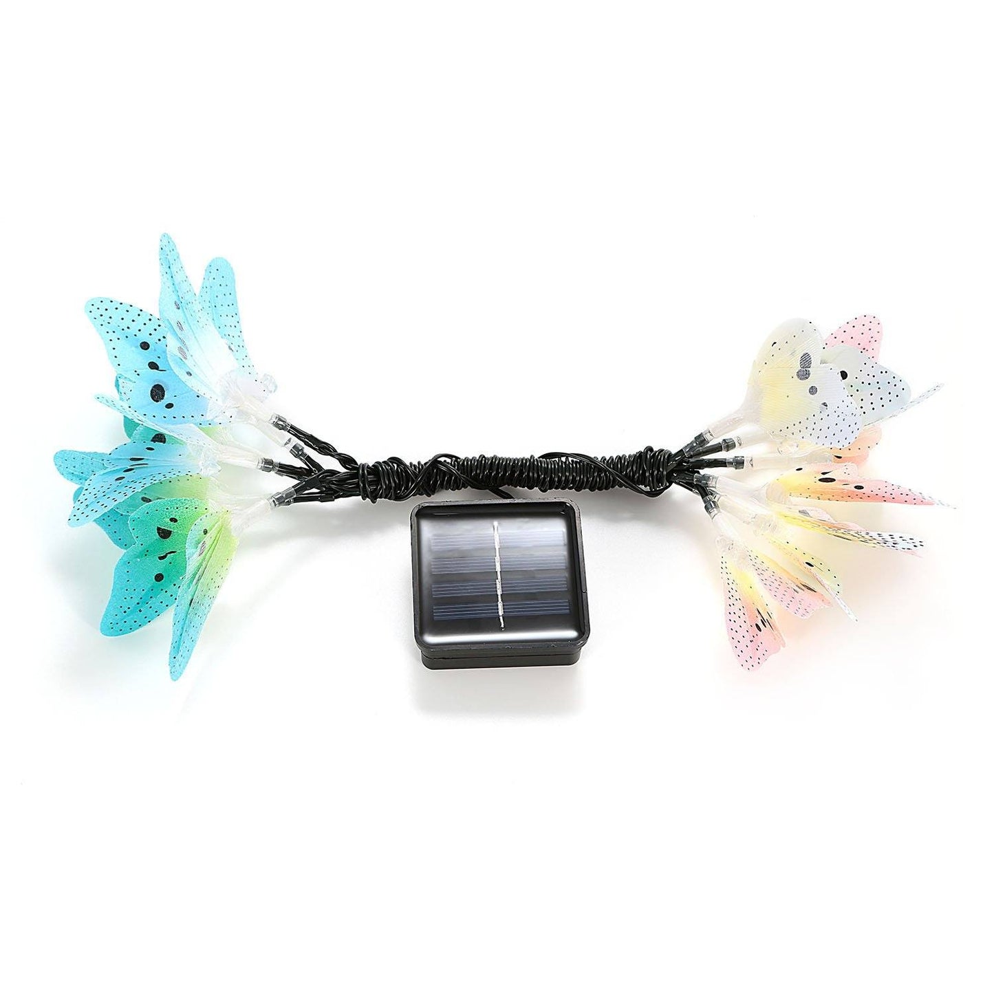 Frendorf | 2er-Pack: 3,8M Solar Lichterkette Schmetterlingslichter