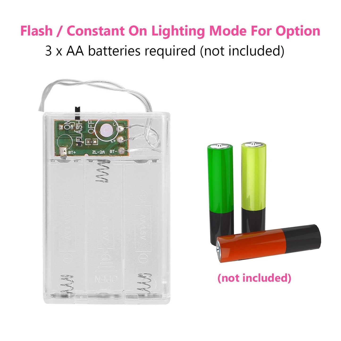 Frendorf | 2er-Pack: 40 LEDs Rosenblüten Lichterkette