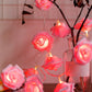 Frendorf | 2er-Pack: 40 LEDs Rosenblüten Lichterkette