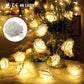 Frendorf | 2er-Pack: 40 LEDs Rosenblüten Lichterkette