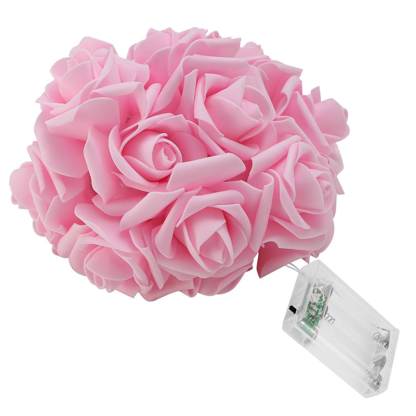 Frendorf | 2er-Pack: 40 LEDs Rosenblüten Lichterkette