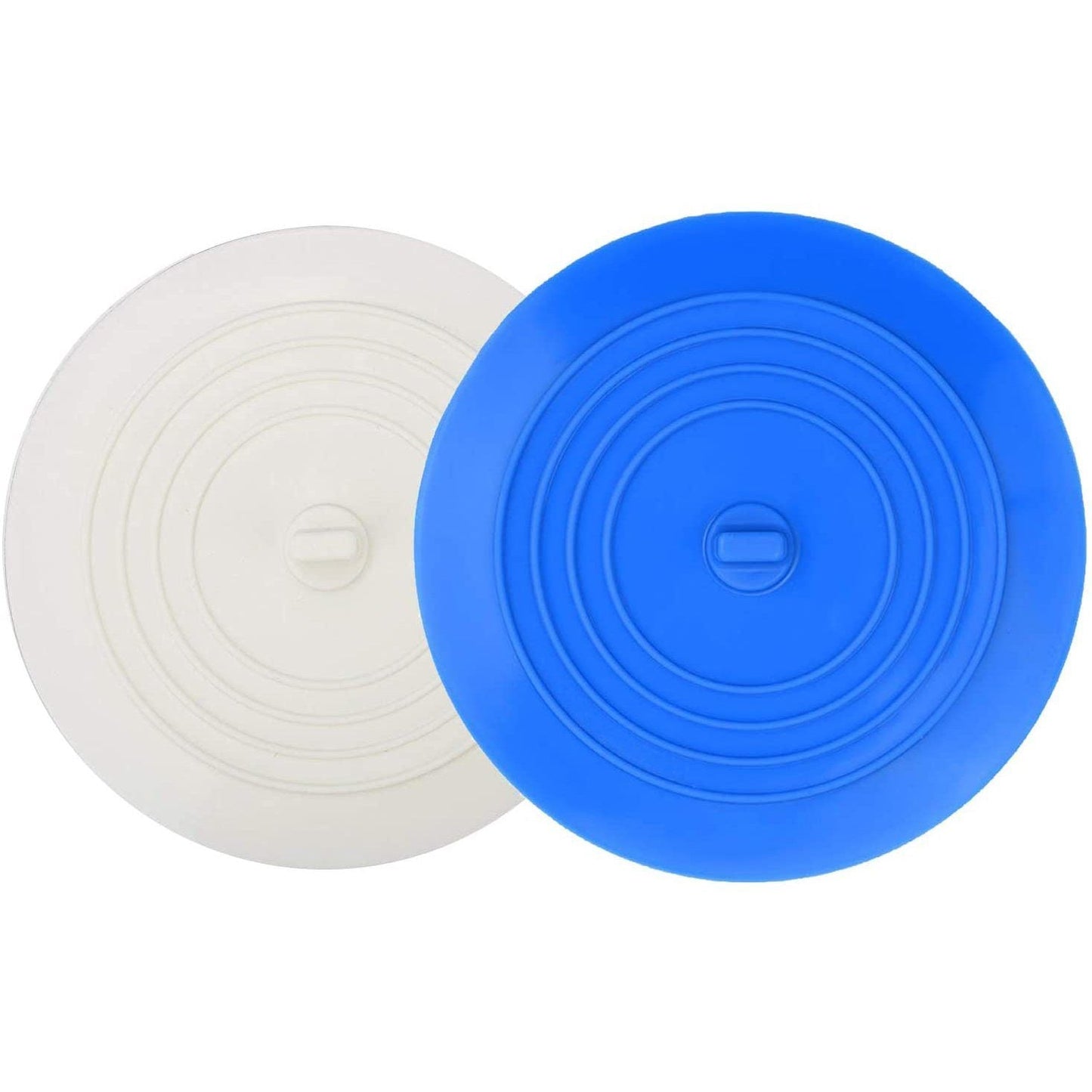 Frendorf | 2-Pack: 6" Große Silikon-Abflussstopfen Haar-Stopp-Flach-Saugnapf-Abdeckung