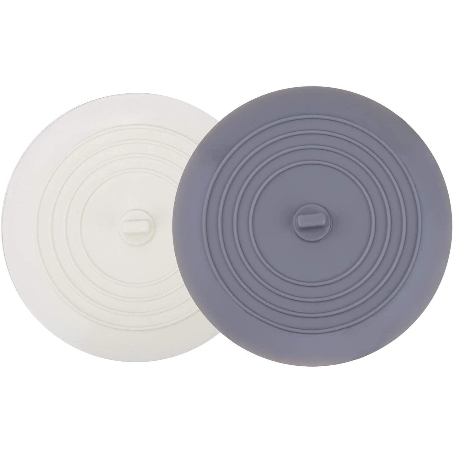 Frendorf | 2-Pack: 6" Große Silikon-Abflussstopfen Haar-Stopp-Flach-Saugnapf-Abdeckung