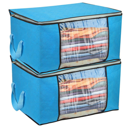 Frendorf | 2-Pack: 90L Große Kapazität Faltbarer Kleiderschrank Organizer