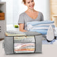 Frendorf | 2-Pack: 90L Große Kapazität Faltbarer Kleiderschrank Organizer