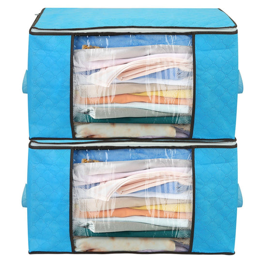 Frendorf | 2-Pack: 90L Große Kapazität Faltbarer Kleiderschrank Organizer