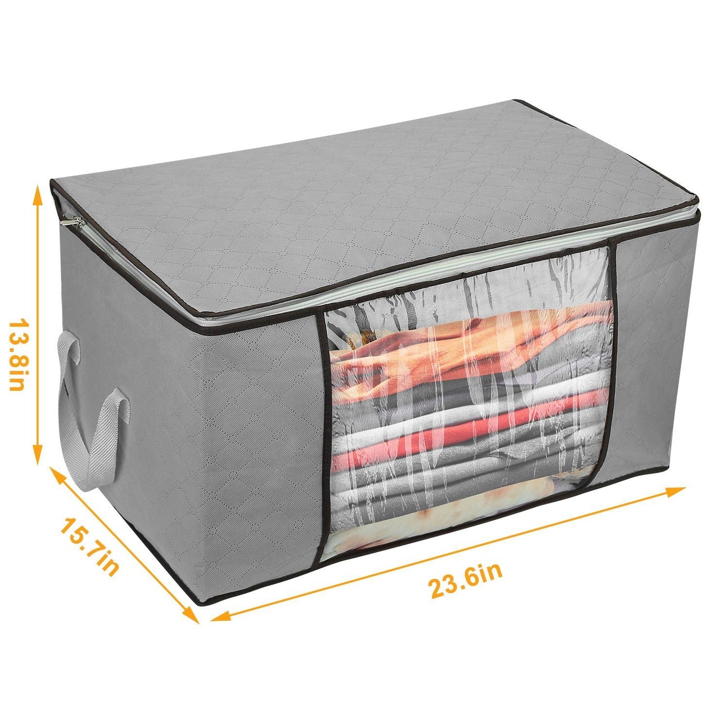 Frendorf | 2-Pack: 90L Große Kapazität Faltbarer Kleiderschrank Organizer
