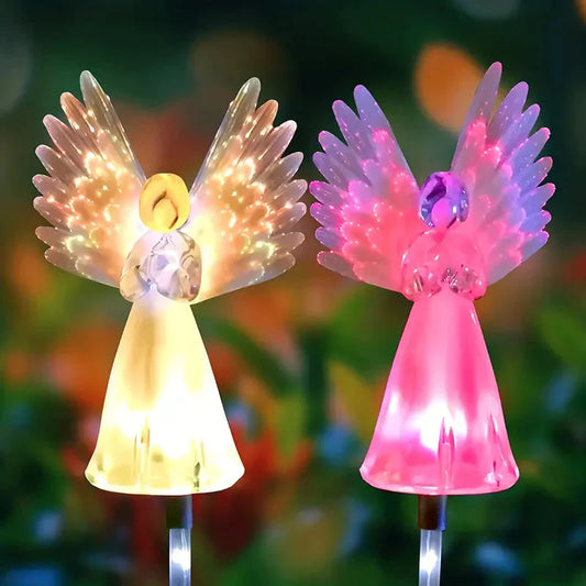 Frendorf | 2-Pack: Engel Solar Gartenlichter
