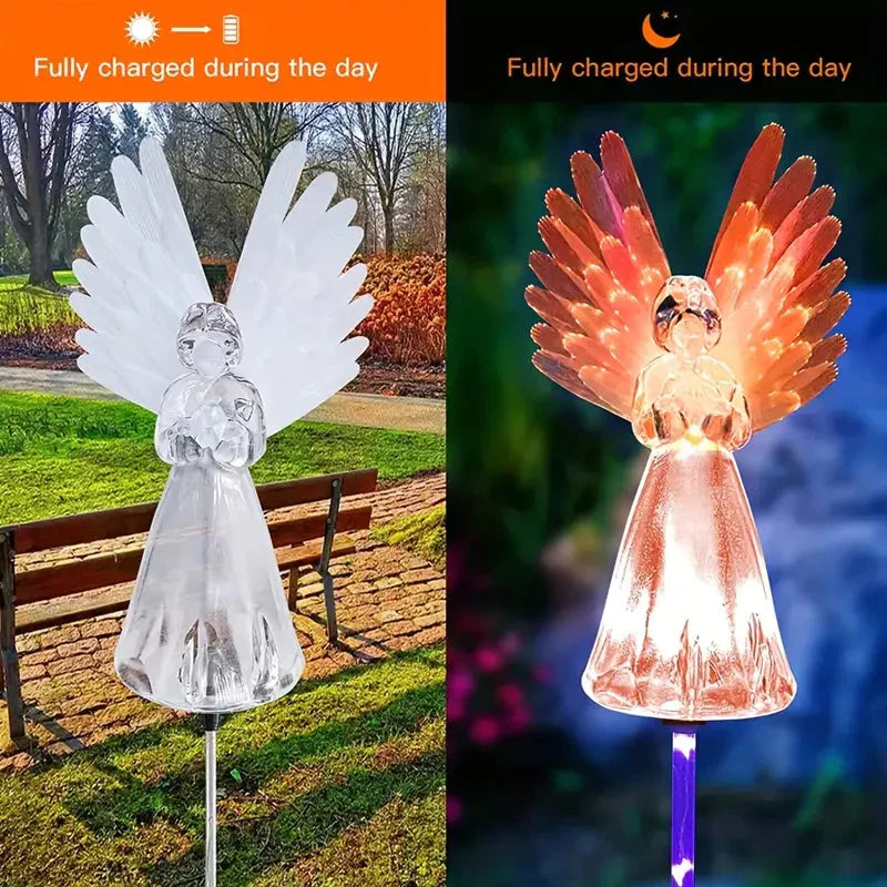 Frendorf | 2-Pack: Engel Solar Gartenlichter