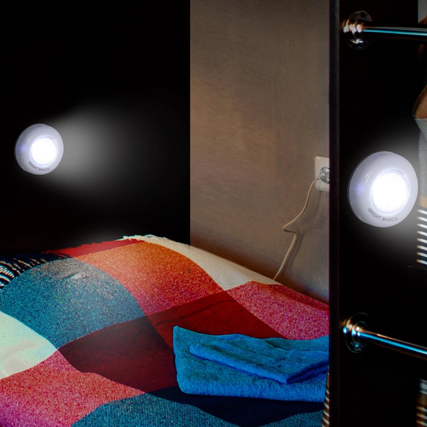 Frendorf | 2-Pack: Helle Basics Ultra Dünne Drahtlose LED Puck-Lichter
