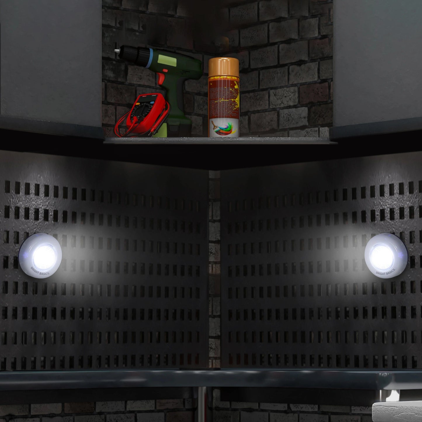 Frendorf | 2-Pack: Helle Basics Ultra Dünne Drahtlose LED Puck-Lichter