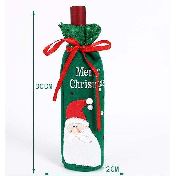 Frendorf | 2-Pack: Weihnachtsdekorationen Rotweinbeutel