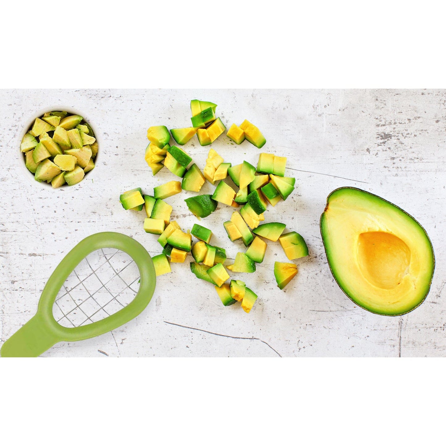 Frendorf | 2-Pack: Komplettes Avocado-Schneider-Samenentferner-Cubber-Cutter