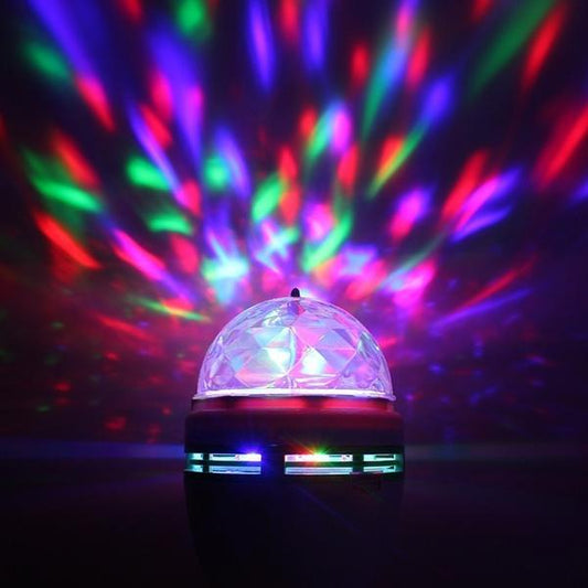 Frendorf | 2-Pack: E27 3W Auto Rotating RGB LED Bühnenlicht
