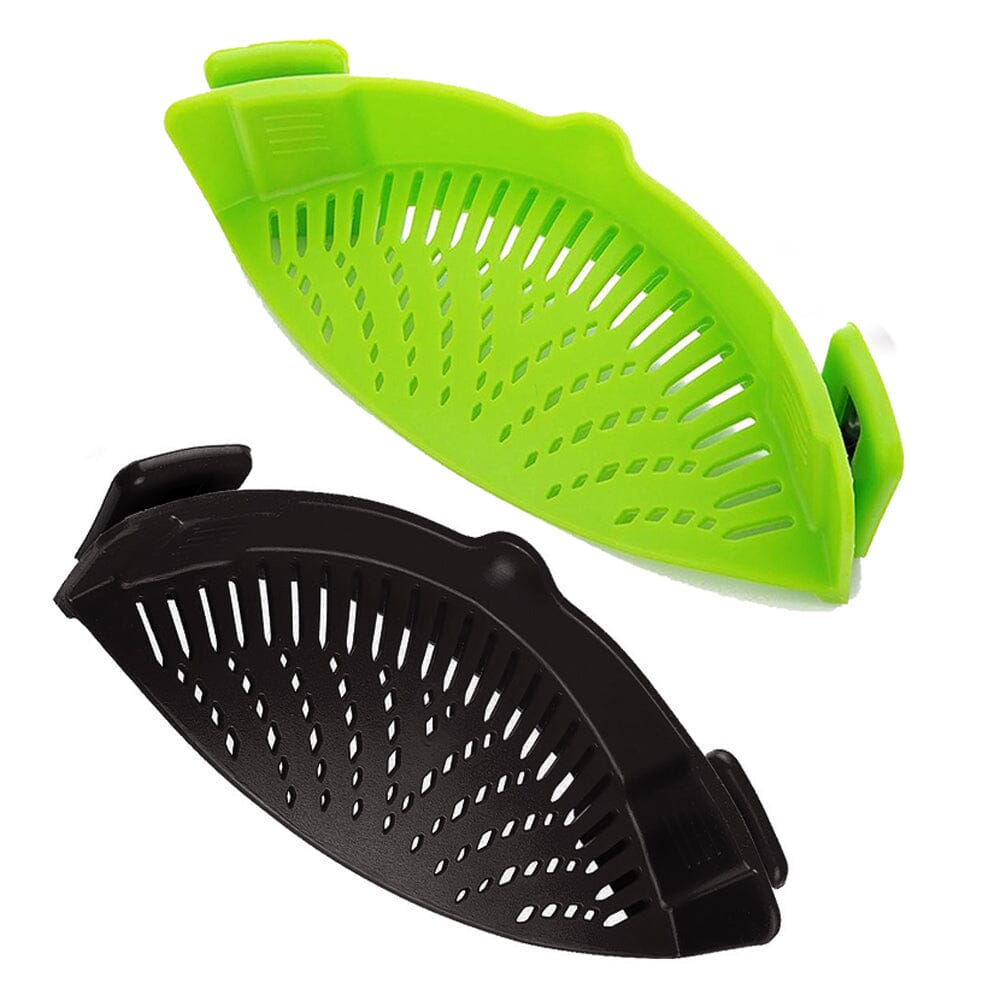Frendorf | 2-Pack: Einfache Snap-On Hitzebeständige Silikon-Küchenfilter