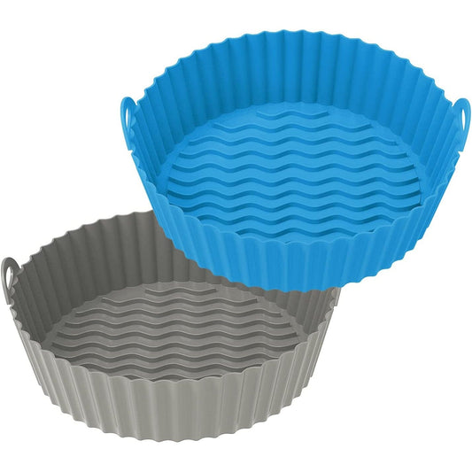 Frendorf | 2er-Pack: Faltbare Silikon-Airfryer-Einlage