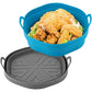 Frendorf | 2er-Pack: Faltbare Silikon-Airfryer-Einlage