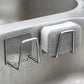 Frendorf | 2er-Pack: Küchen Edelstahl Spüle Schwamm Halter