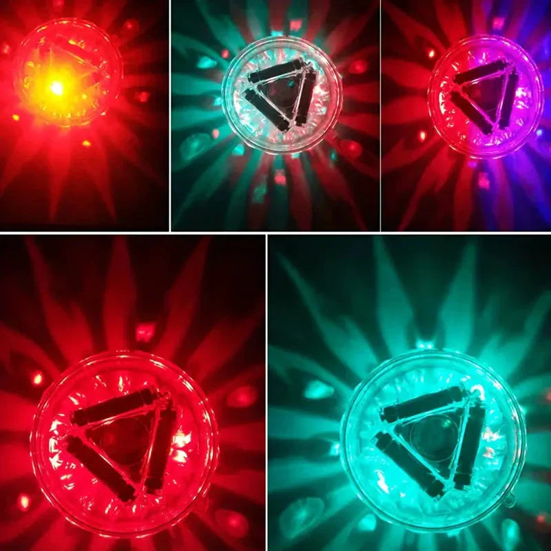 Frendorf | 2er-Pack: LED Farbwechselnde Schwimmende Poollichter mit 8 Beleuchtungsmodi