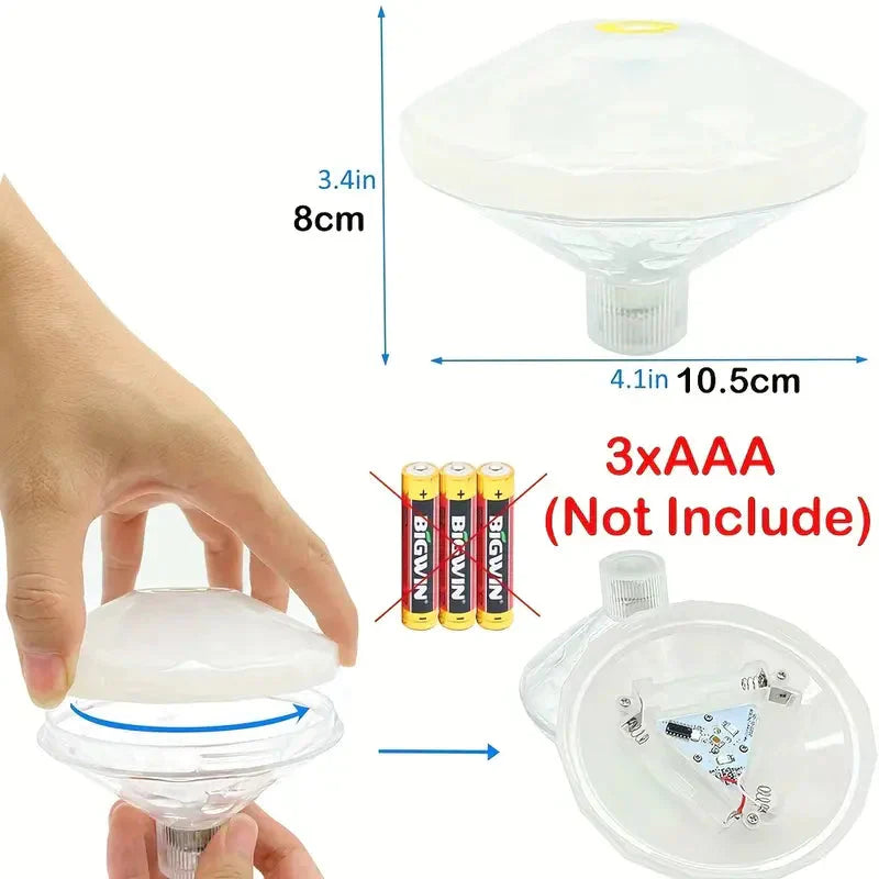 Frendorf | 2er-Pack: LED Farbwechselnde Schwimmende Poollichter mit 8 Beleuchtungsmodi