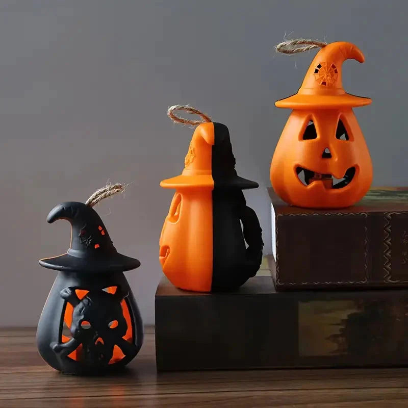 Frendorf | 2-Pack: LED Lampe Halloween Kürbislicht
