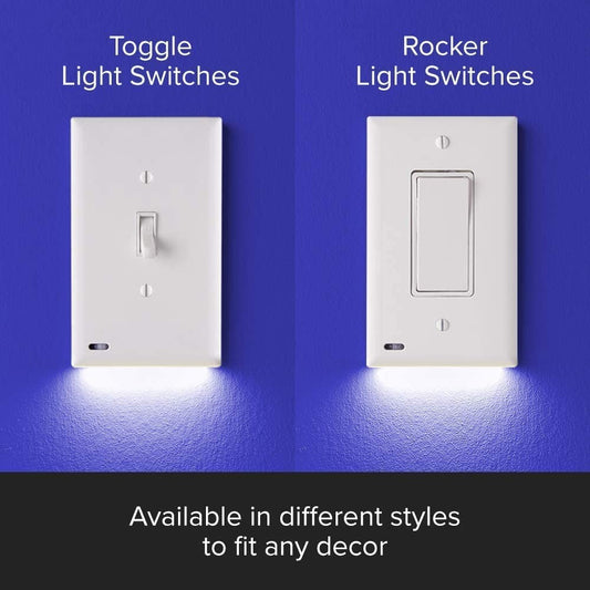 Frendorf | 2er-Pack: LED Bewegung Lichtschalterplatte