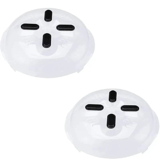 Frendorf | 2-Pack: Magnetische Mikrowellenabdeckung, BPA-frei Anti-Spritzschutz mit Dampfauslässen
