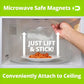 Frendorf | 2-Pack: Magnetische Mikrowellenabdeckung, BPA-frei Anti-Spritzschutz mit Dampfauslässen