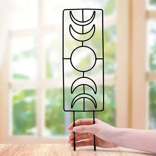 Frendorf | 2er-Pack: Metall Pflanzenrahmen für Kletterpflanzen Innen