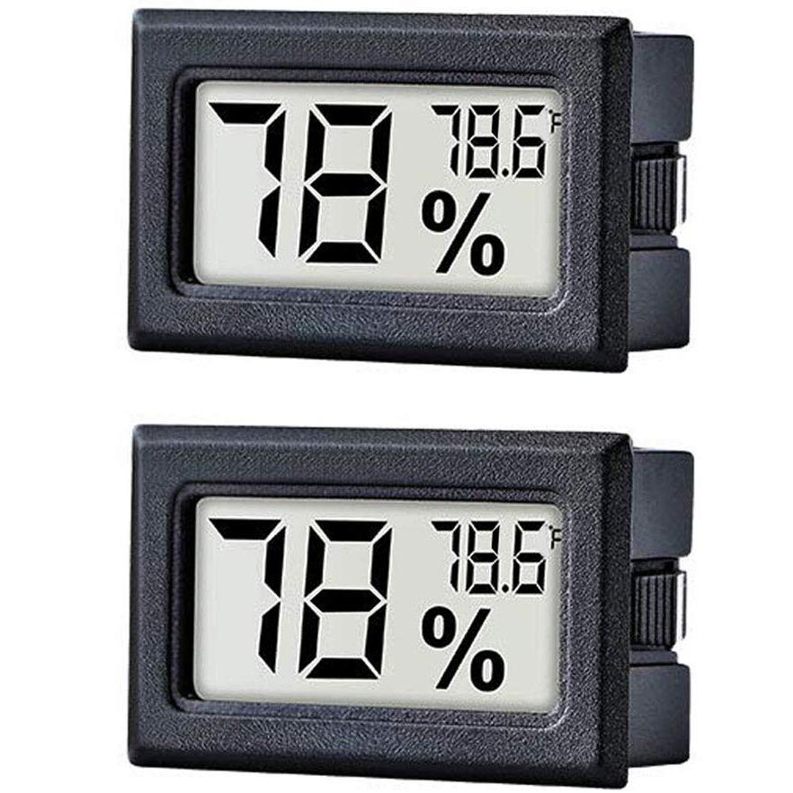 Frendorf | 2-Pack: Mini Digital Hygrometer Gauge Innen Thermometer