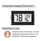 Frendorf | 2-Pack: Mini Digital Hygrometer Gauge Innen Thermometer