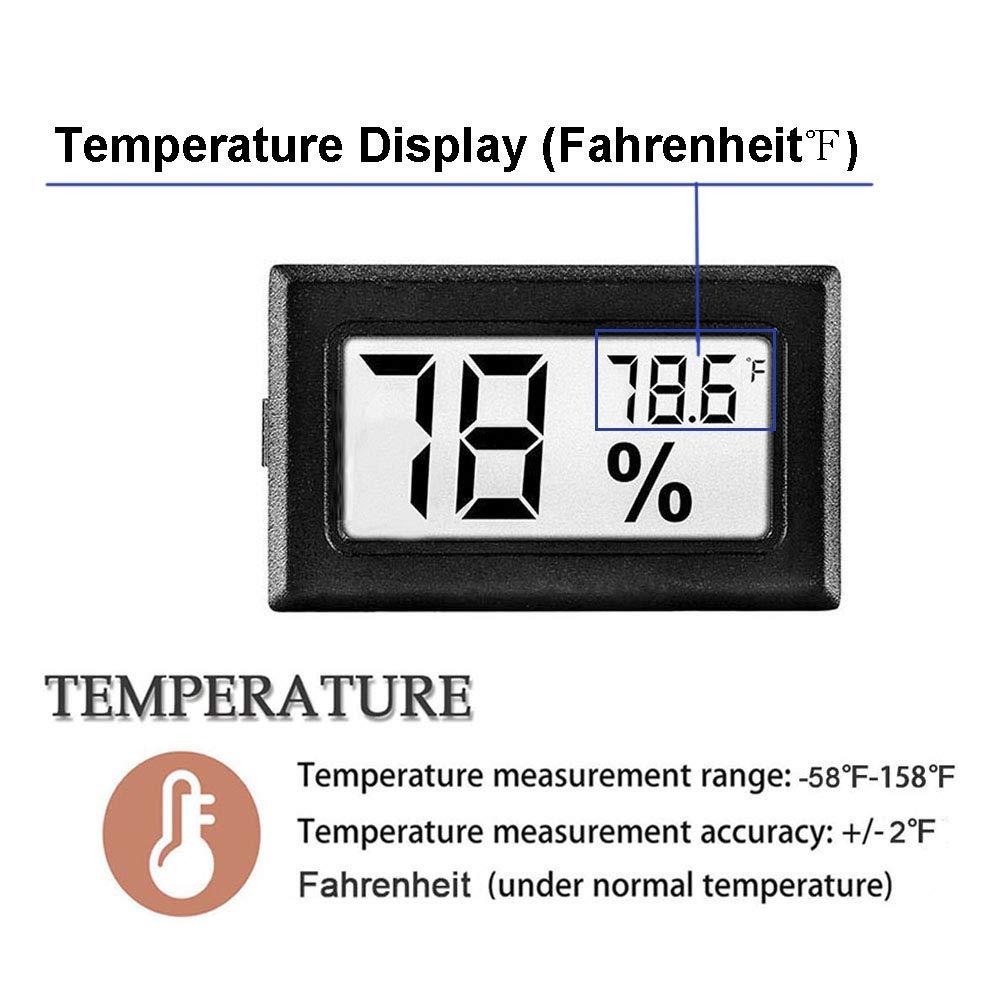 Frendorf | 2-Pack: Mini Digital Hygrometer Gauge Innen Thermometer