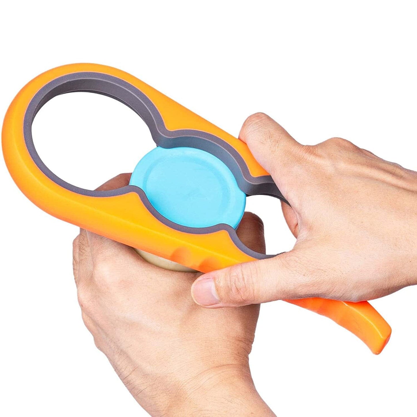 Frendorf | 2er-Pack: Multifunktionaler 4-in-1 Glasöffner für arthritische Hände und Senioren
