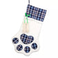 Frendorf | 2er-Pack: Karierte Weihnachten Haustier Hund Katze Pfote Hängende Socke Socken