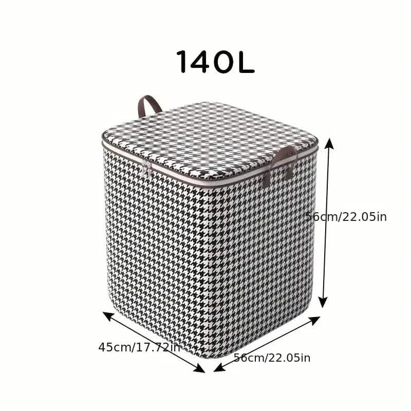 Frendorf | 2-Pack: Quilt Aufbewahrungstasche Organizer Vliesstoff Staubdicht Faltbare Kleiderschrank Platzsparende Tasche