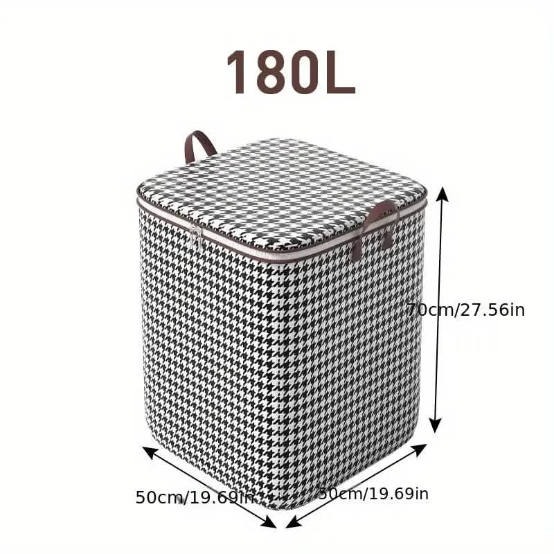 Frendorf | 2-Pack: Quilt Aufbewahrungstasche Organizer Vliesstoff Staubdicht Faltbare Kleiderschrank Platzsparende Tasche