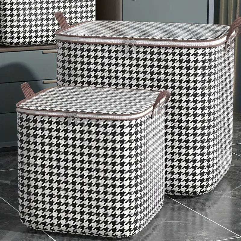 Frendorf | 2er-Pack: Quilt Aufbewahrungstasche Organizer Vlies Staubdicht Faltbare Kleiderschrank Platzsparende Tasche