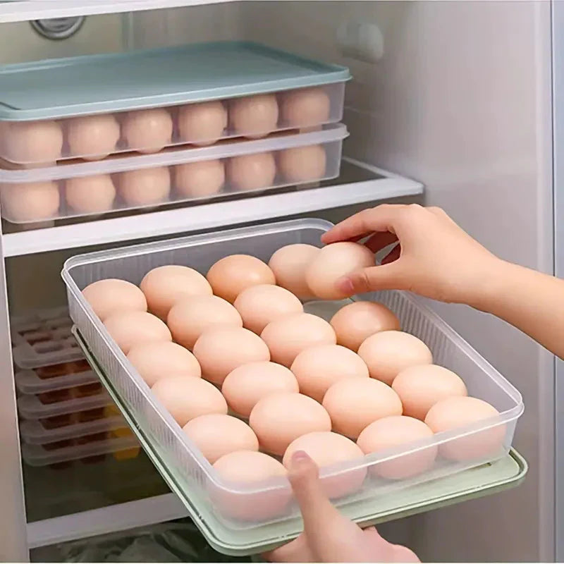 Frendorf | 2er-Pack: Kühlschrank Eierbox Lebensmittelaufbewahrung
